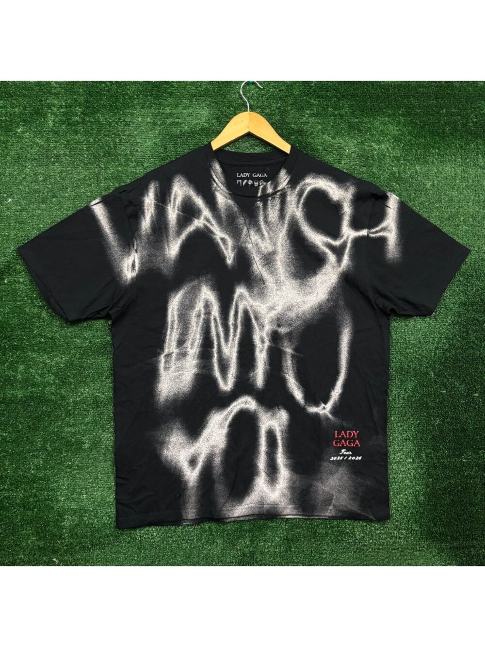 Lady Gaga Vanish Into You Mayhem Ball Tour T-Shirt Size Large